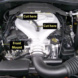 UPR Black Billet Catch Can Direct Bolt-on Fits 10-15 Camaro V6