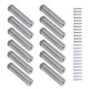 12 Set Stainless Steel Standoff Screws 19x80mm Advertising Screws Mounting