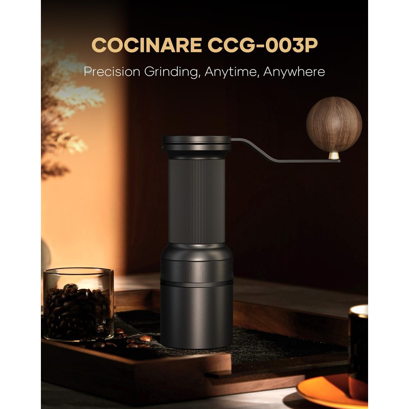 Cocinare ESSENCE GO B38 Pro Manual Coffee Grinder – with