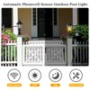 GOALPLUS 24" Outdoor Post Light with Dusk to Dawn Sensor,