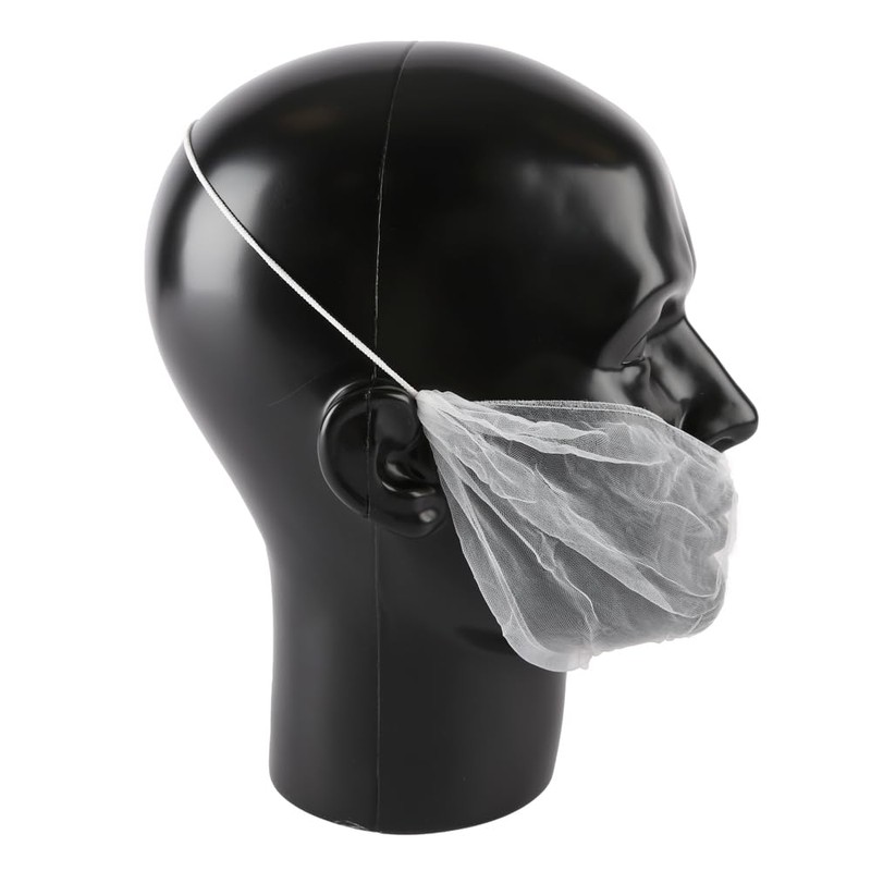 FRANZ MENSCH Hygostar Beard Protection Micromesh Nylon White Length 47