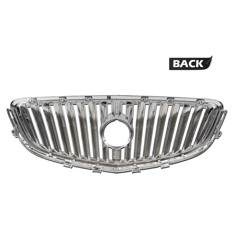 CHEDA Front Bumper Upper Grille Assembly Chrome Replacement Compatible with