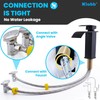 Klabb Sink Faucet Water Line Kit, 32" Flexible Braided Connector