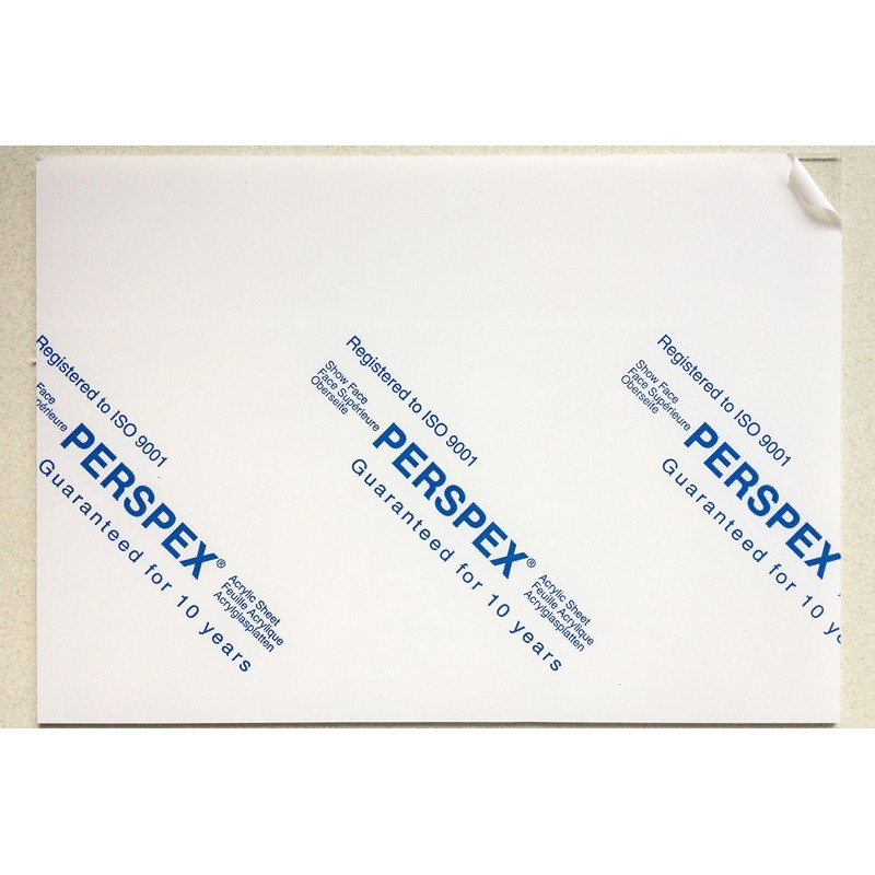 Perspex A4 Size Clear Acrylic Sheet/Panel 297mm x 210mm in