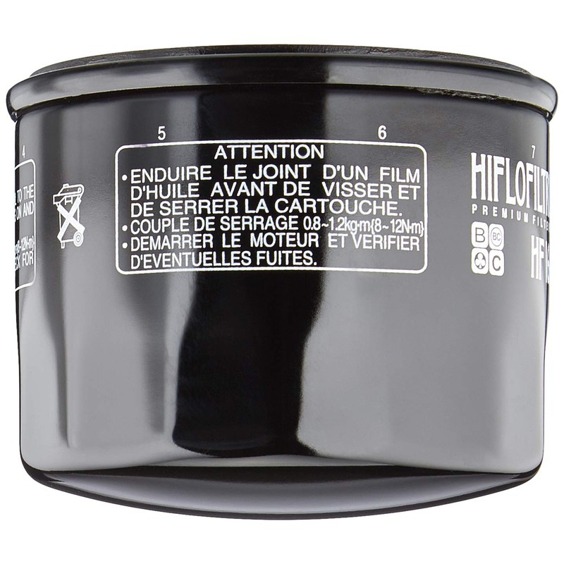 Hiflofiltro HF160 Filtro de Aceite estándar de Alta Calidad, Individual