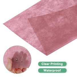 M METERXITY 38-Sheet Korean Cotton Wrapping Flower Paper, 22.8x17.7 Inch/ 58x45cm Waterproof Floral Wrapping Cotton Paper for Bouquets/Gift Packaging [Dark Pink]