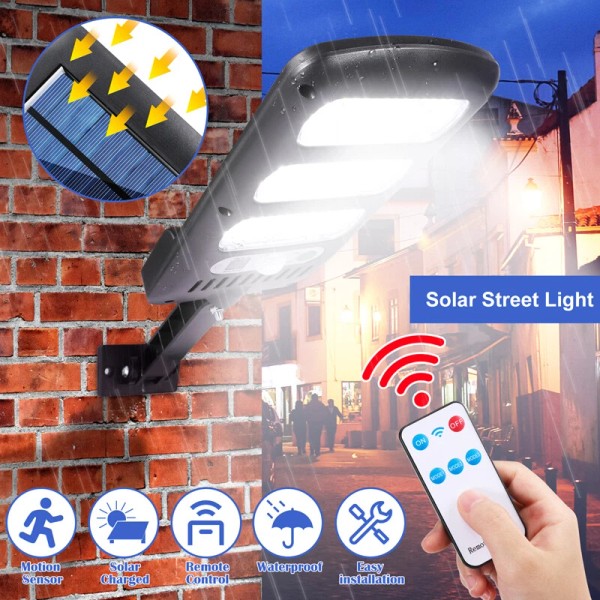 MUCH 100W Lamparas Luz Led Solar de Calle Luces Focos