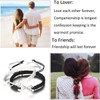 RAMESON 2Pcs Infinity Distance Couple Braided Handcrafted His and Hers
