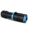 50m Outdoor Underwater Portable LED Torch Aluminium Alloy Waterproof Flahlight