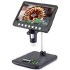 Koolertron 7 Inch Parfocal Digital Microscope with 32g TF Card,