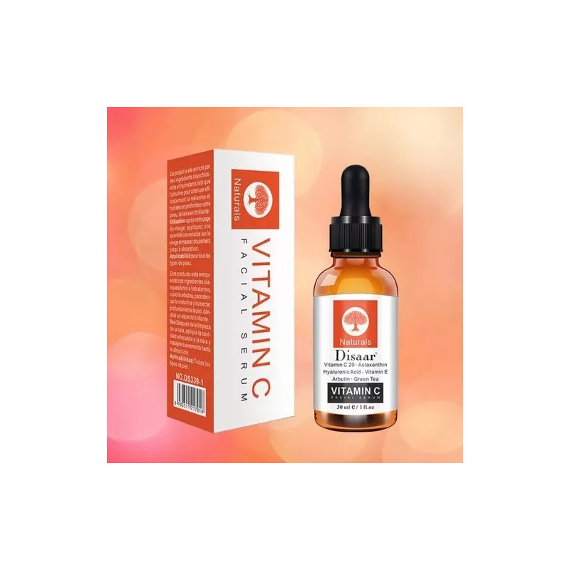 Mafab Combo Rodillo Facial, Serum Vitamina C Y Cepillo Facial