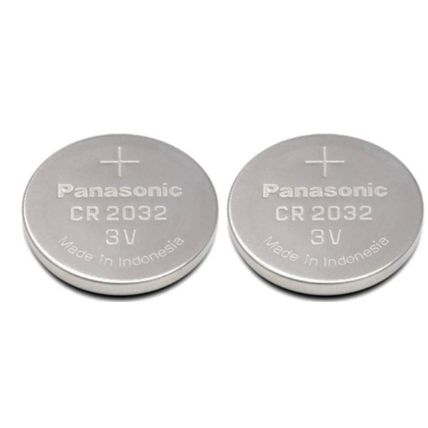 Panasonic CR2032 3V Lithium Coin Battery (Pack of 2)