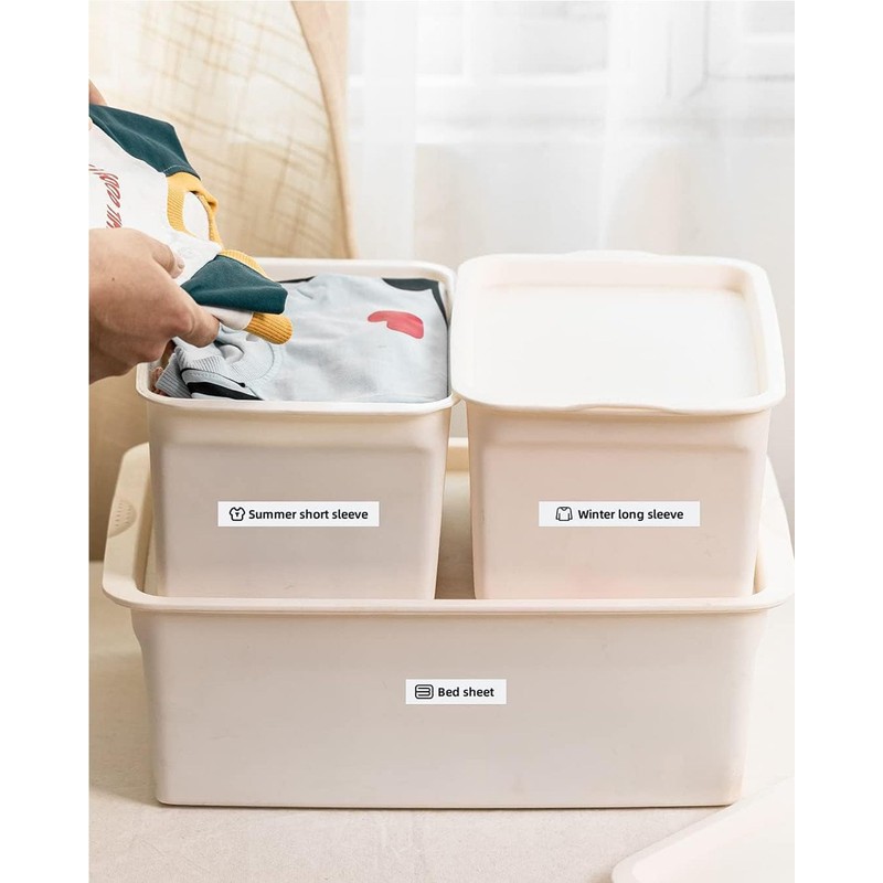 P12 Label Maker Tape Compatible with Dymo LetraTag Label Maker
