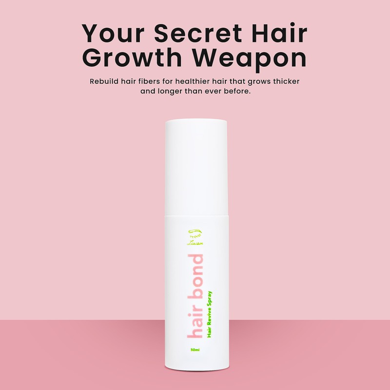 Liaison Hair Bond Spray for Women with Ginseng, Angelica Extract,