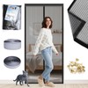 DAWNTREES Magnetic Screen Door Screen 150x240cm Magnetic Closure, Heavy-Duty Mesh
