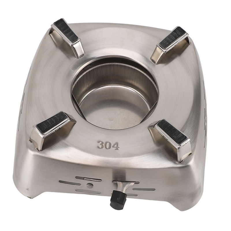 Drawer Type Alcohol Burner One Piece Stainless Steel Sliding Adjustment