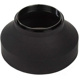 3 in 1 Foldable 3 Position Rubber Protective Case for Lens 52, 55, 58, 62, 67, 72, 77 mm, Universal (77mm)