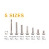 binifiMux 360pcs M3 x 4mm / 6mm / 8mm /