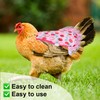 Gosknor 4pcs Chicken Saddles for Hens, Premium Polyester Hen Jacket