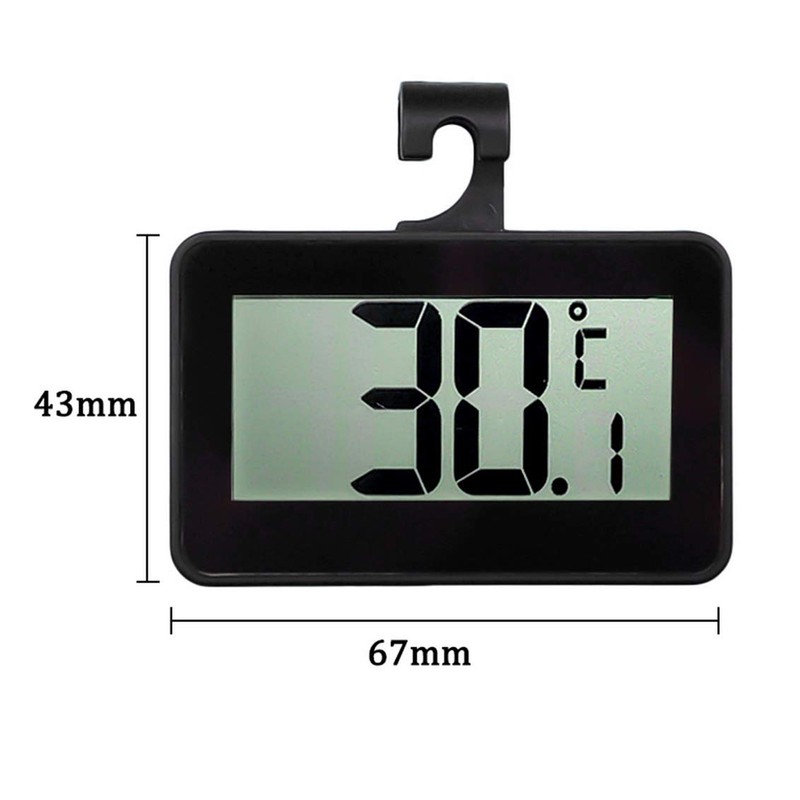 Meichoon UD05 Refrigerator Thermometer, Digital Display for Fridge and Freezer,