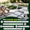 Teexpert Rock Glue for Landscaping – 1 Gallon Outdoor Gravel