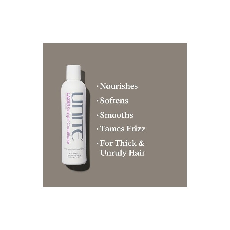 UNITE Hair Lazer Straight Conditioner, 8 Fl oz