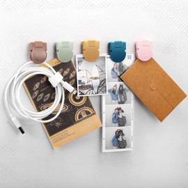 Feifeiya 50 Pcs Cubicle Clips Fabric Panel Cubicle Accessories Fabric Partition Panel Wall Clip Office Photos Wall for Notes Memos Standard Size, 40-Sheet Capacity (Boho Color)