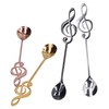 304 Stainless Steel Spoon Innovative Musical Notes Stirring Spoon for