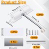 Forhandy Automatic Door Closer Interior Door Adjustable Spring Loaded Door