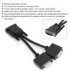 Conversion Line DMS 59PIN to DVI 24+5 Female Dual Adapter