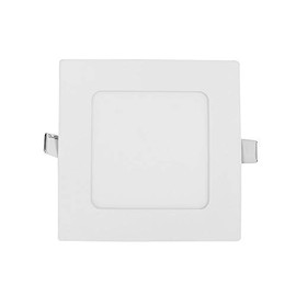 SANELEC, Panel Cuadrado, Lámpara de Techo para Empotrar, 6 W, Luz Fría, 420 lm, Modelo 1261