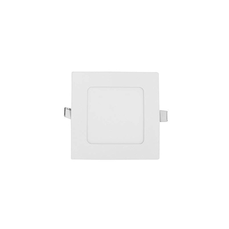 SANELEC, Panel Cuadrado, Lámpara de Techo para Empotrar, 6 W,