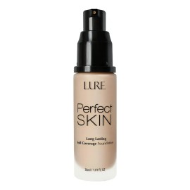 Base De Maquillaje Cobertura Completa De Larga Duración Lure Tono Natural/Beige