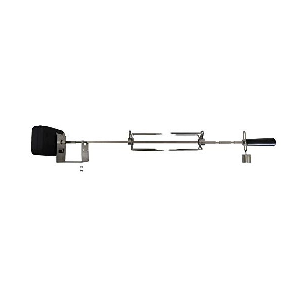 OneGrill 3WSS42B Stainless Steel Grill Rotisserie Kit (Compatible with Weber