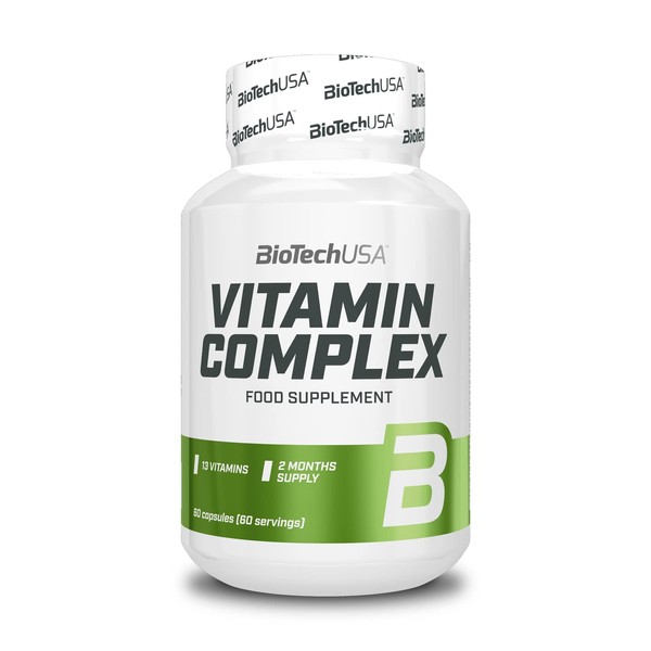 BioTechUSA Vitamin Complex, dietary supplement in capsules with an optimal multivitamin and mineral content, 60 capsules