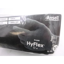 Ansell 12 Pair Ansell HyFlex 11-541 Size 10 Cut Protection Gloves