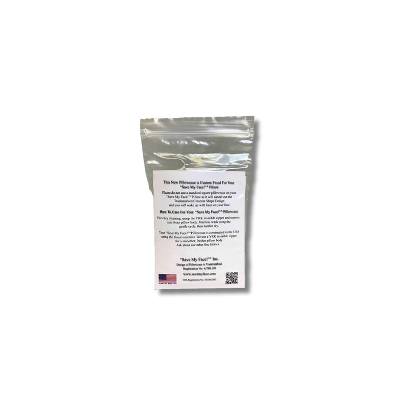 SAVE MY FACE! Pillow The Original Anti-Wrinkle PILLOWETTE Additional Le