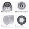 Boundless Voyage 280ml Titanium Vacuum Flask Insulated Bottle Portable Slim