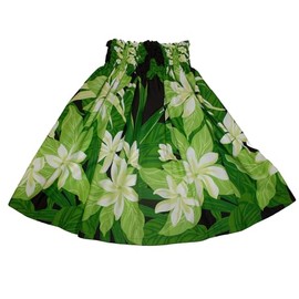 Rainview Creations Hawaiian Youth Girls Hula Pa'u Skirt, Hawaii Tropical Flower Hula Dancer Skirts for 8 to 12 Years Old Girl (US, Alpha, One Size, Regular, Green)