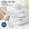MIULEE 18x18 Pillows Inserts Pack of 4, Down Alternative Virgin