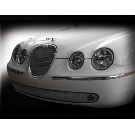 Mina Gallery Lower Bumper Mesh Grille Bright stainless or Black for Jaguar S-Type 2005 - 2007