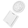 2Pcs Kumihimo Disc Set - Round and Braiding Disks for