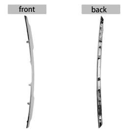 KASturrboo Bumper Decoration Rear Bumper Chrome Trim Moulding Compatible with Rogue 2017-2020 Bumper Trim Bright