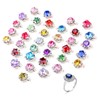 Fotan Children's Ring, Set of 36, Toy Rings, Includes Storage