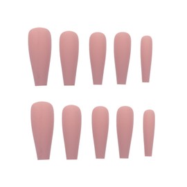 Baluue Full Cover Fake Nails Ballerina Nail Tips for Women Easy to Wear and Decorate