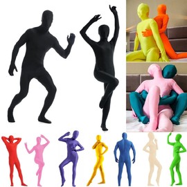 Youngfull Zentai Costume, Cosplay, Costume, 12 Colors, Children, Adult, Women, Men, Large Size, No Face, Stretchable, Kigurumi, Fun, Costume, Halloween, Costume, School Festival, Full Body Tights,