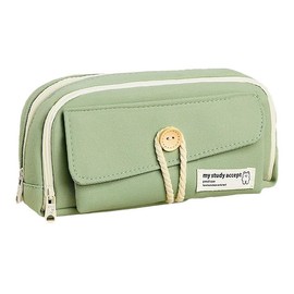 DongMaple Pencil Case Girls Pencil Case, Teenager Pencil Case with Large Pencil Case, Pencil Case for School and Office, mint green, Modern and functional