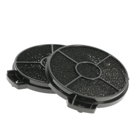 Cooker Oven Hood Carbon Filter Round for B&Q CATA Designair Cooke & Lewis 2 Pack