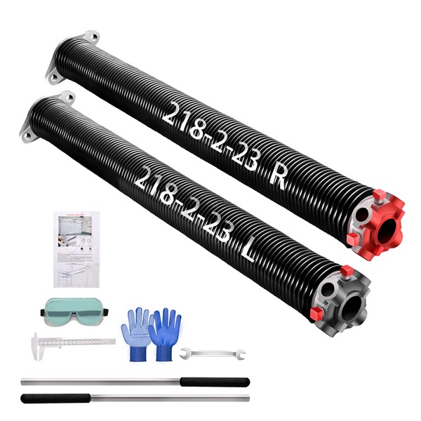 2" Garage Door Springs, Garage Door Spring Replacement,Torsion Springs Pair