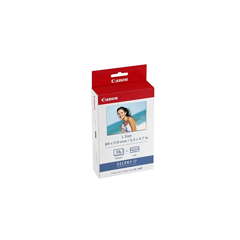 Canon Selphy Ink and "L" Size Paper Set (7738A001)